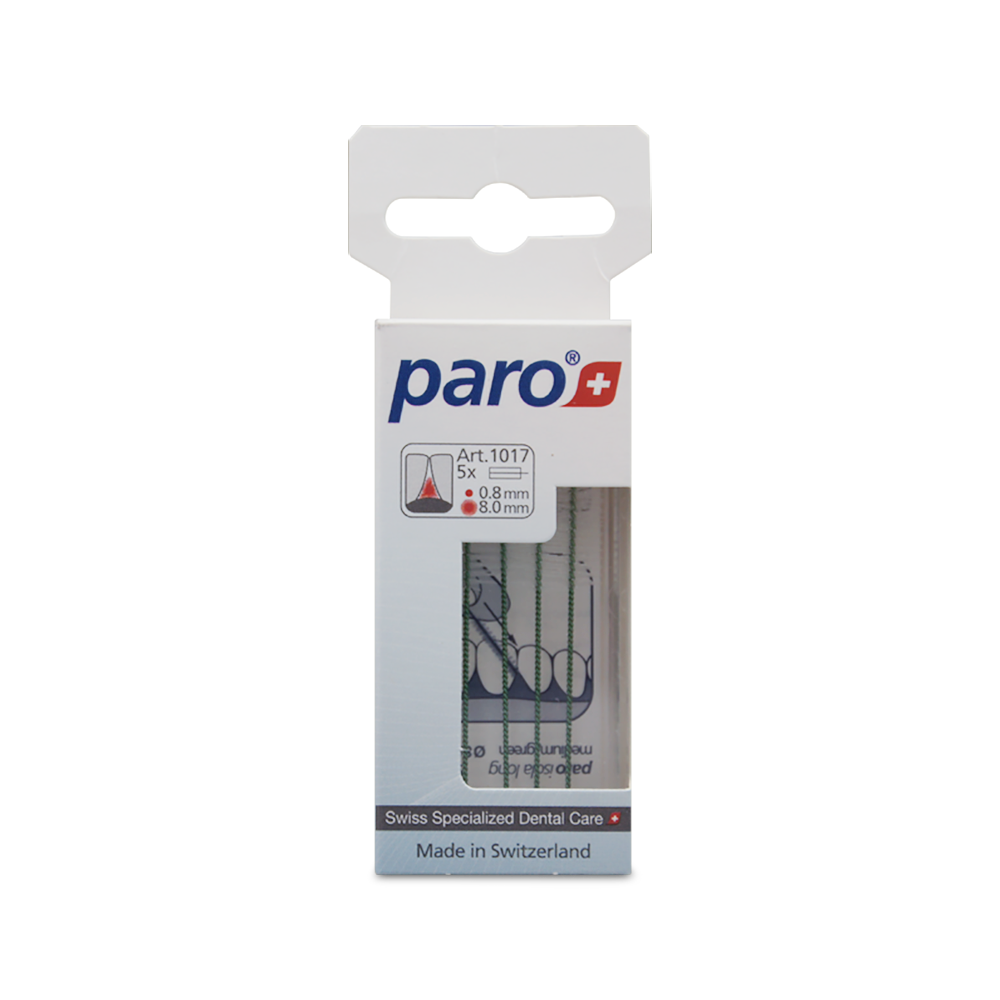1017 paro® isola long -medium, green, cylindrical 10 Pieces Each Box