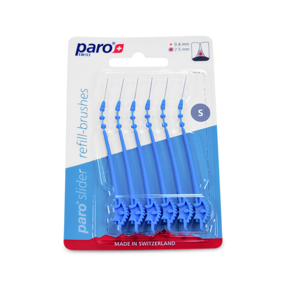 1032 paro® slider – interdental-brushes S, 6 pcs.