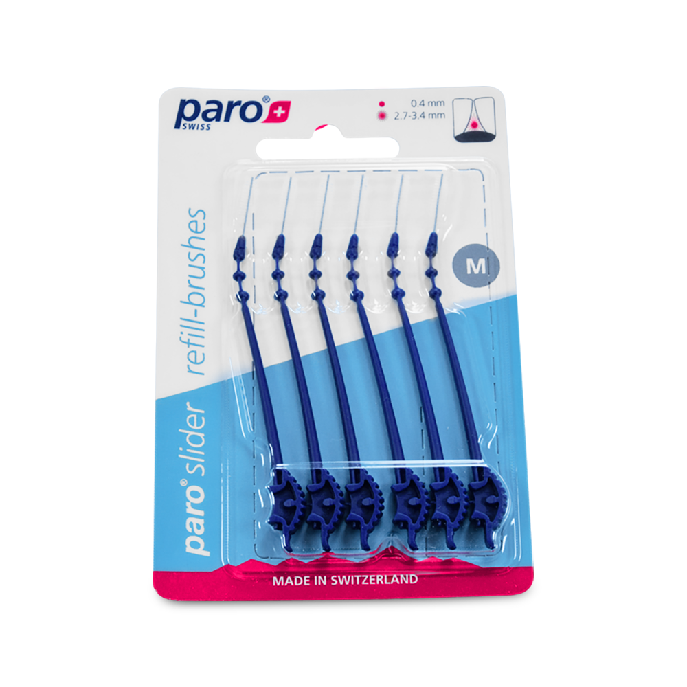 1033 paro® slider – interdental-brushes M, 6 pcs.
