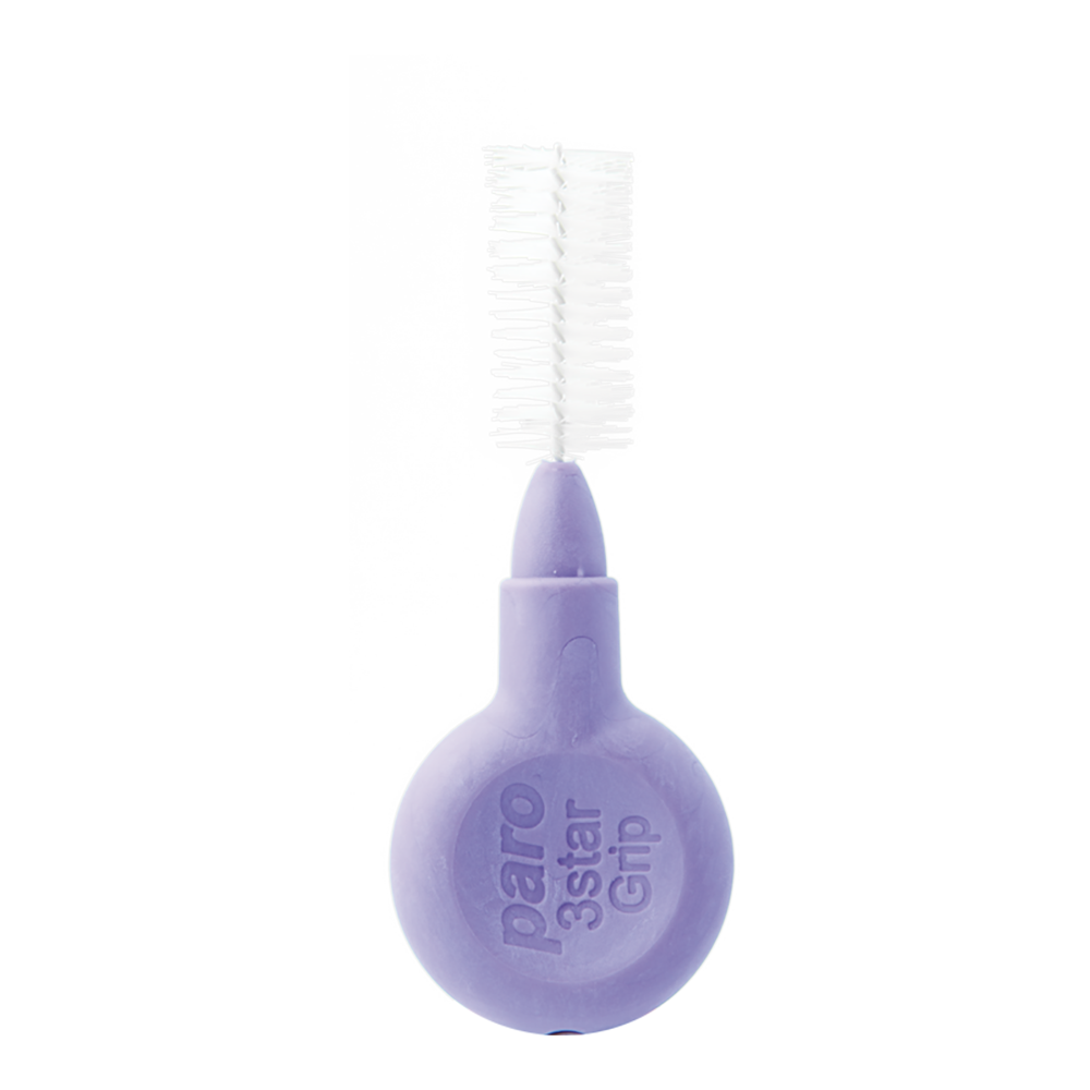1095 paro® 3star grip – coarse, violet, triangular, 4 pcs.