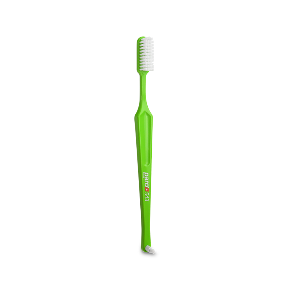 709 paro® S43 Toothbrush soft, 4 rows, with paro® interspace brush F