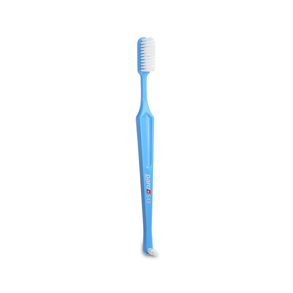 709 paro® S43 Toothbrush soft, 4 rows, with paro® interspace brush F