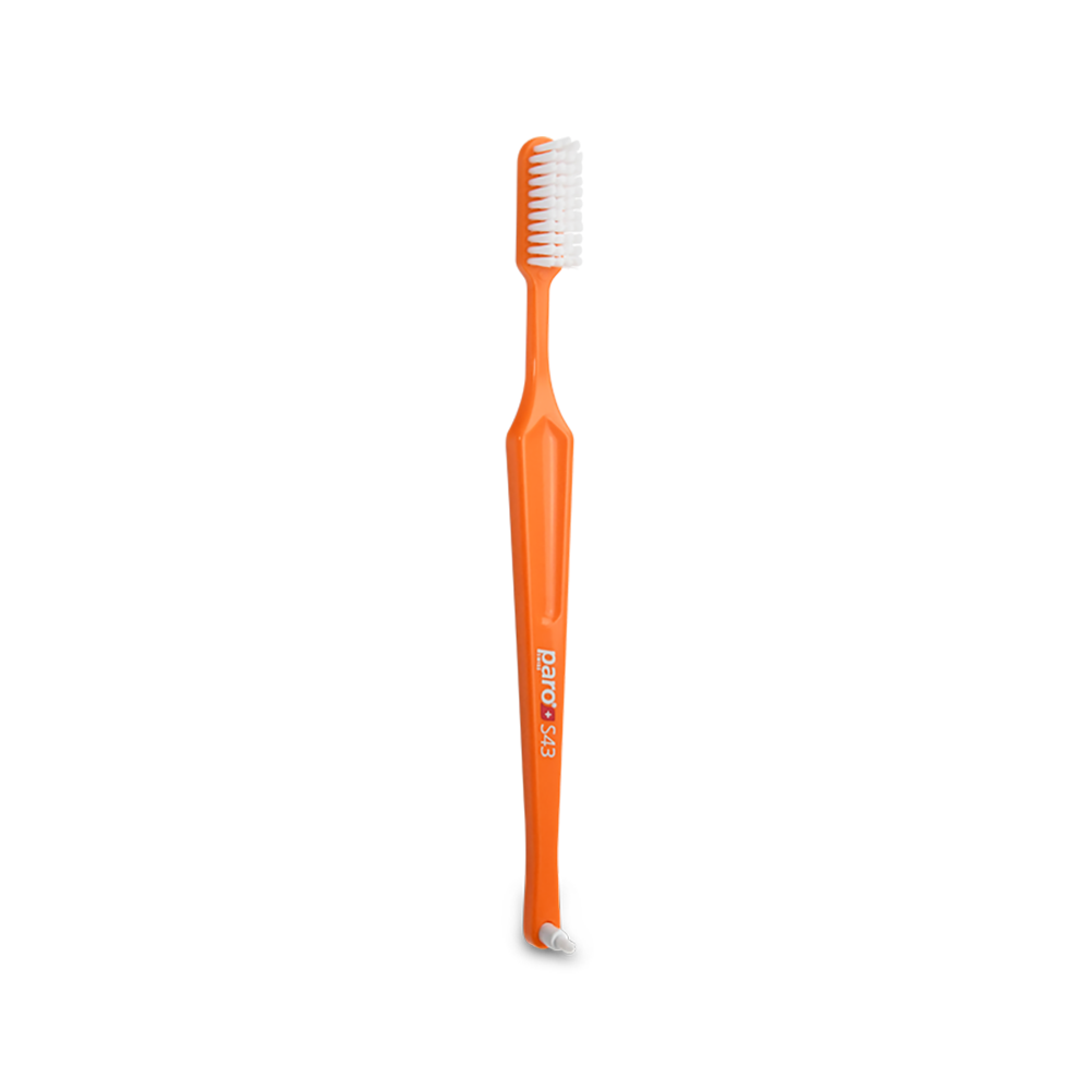 709 paro® S43 Toothbrush soft, 4 rows, with paro® interspace brush F