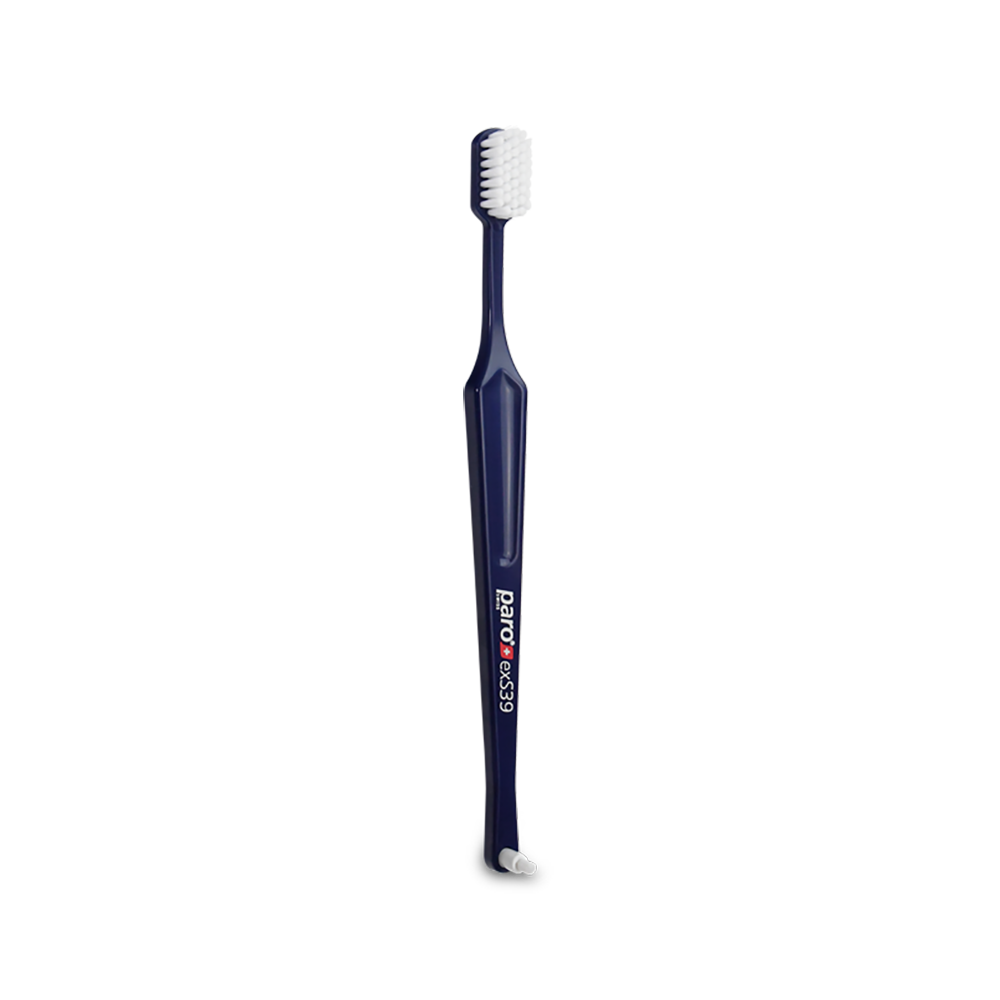 714 paro® exS39, toothbrush with single tufted brush, ultrasoft