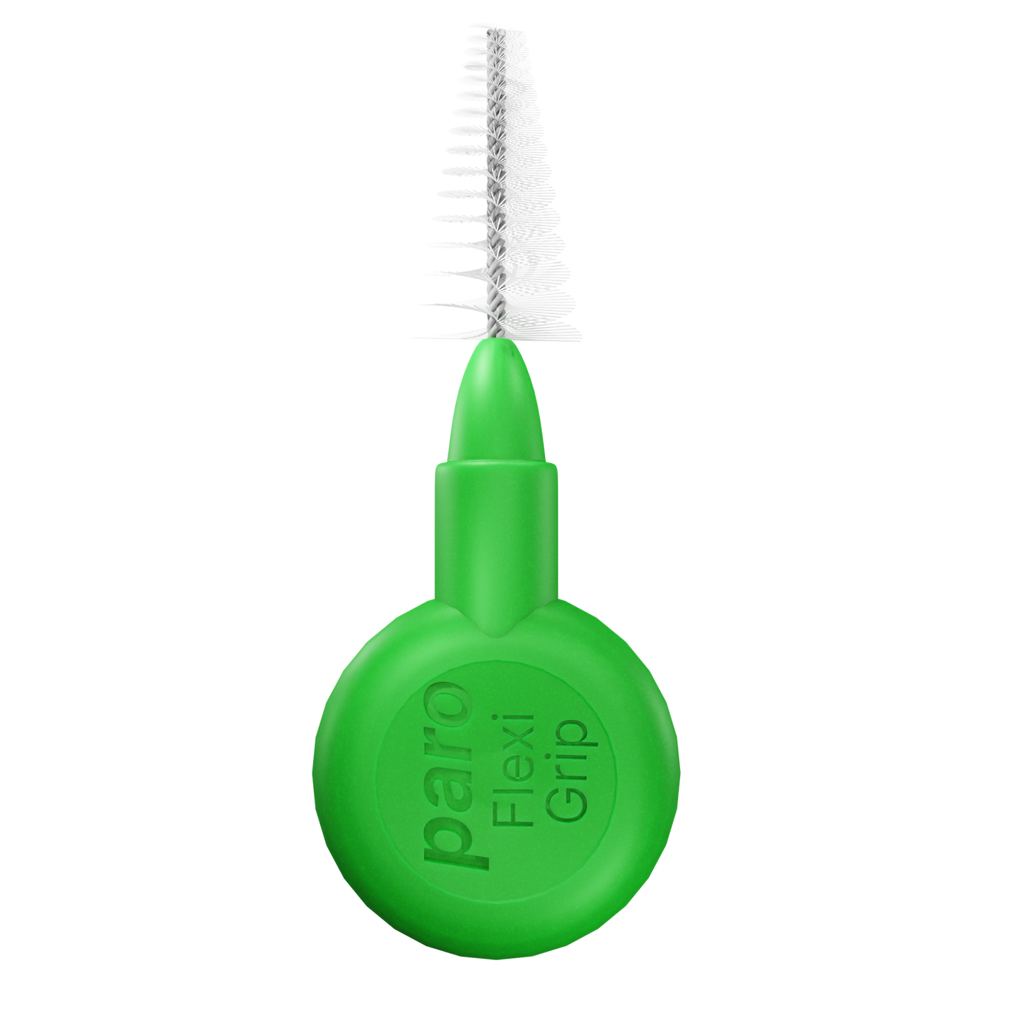 1075, paro® flexi grip, medium, green, cylindric, 5.0 mm, 4 pcs, interdental brush
