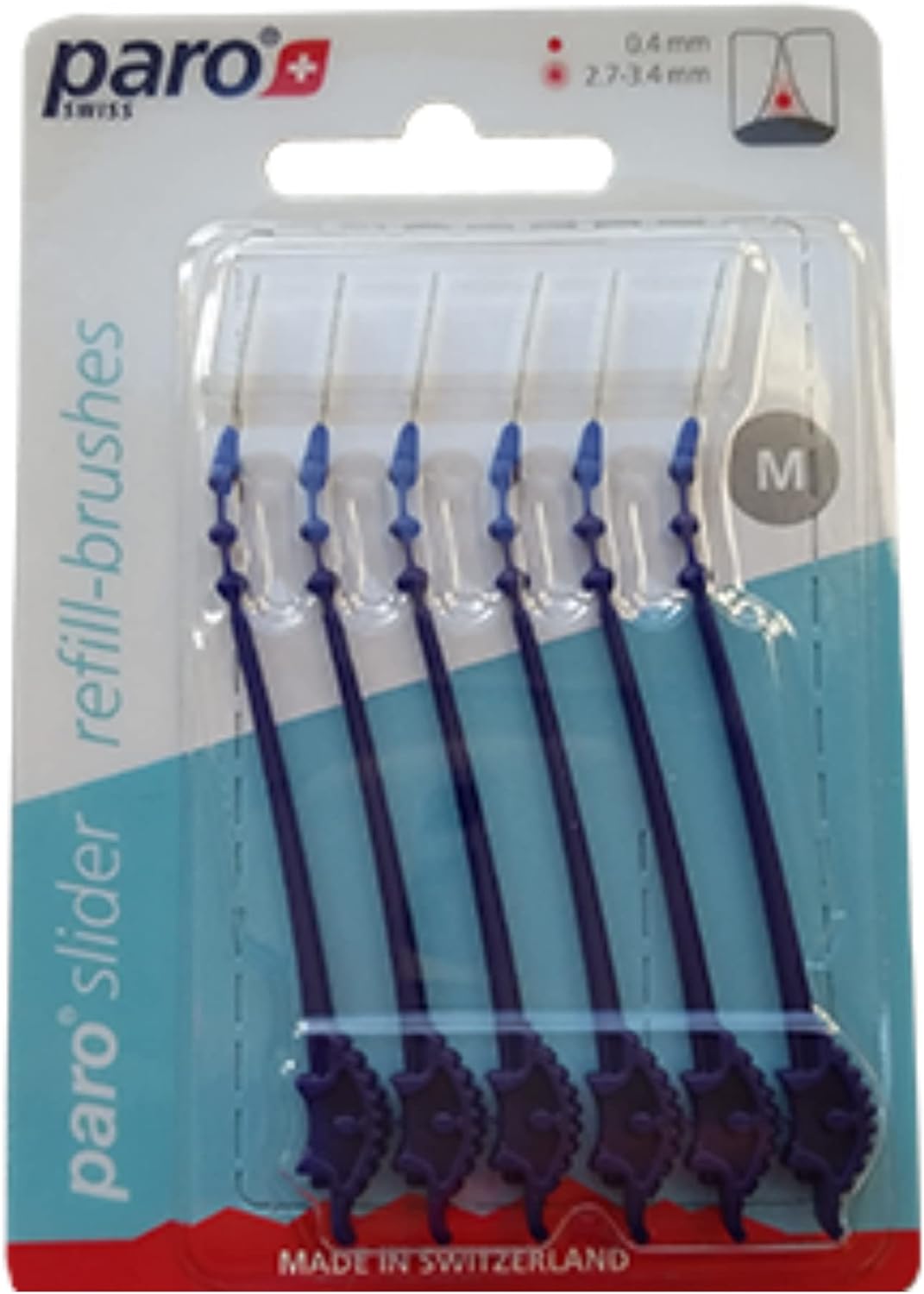 1033 paro® slider – interdental-brushes M, 6 pcs.