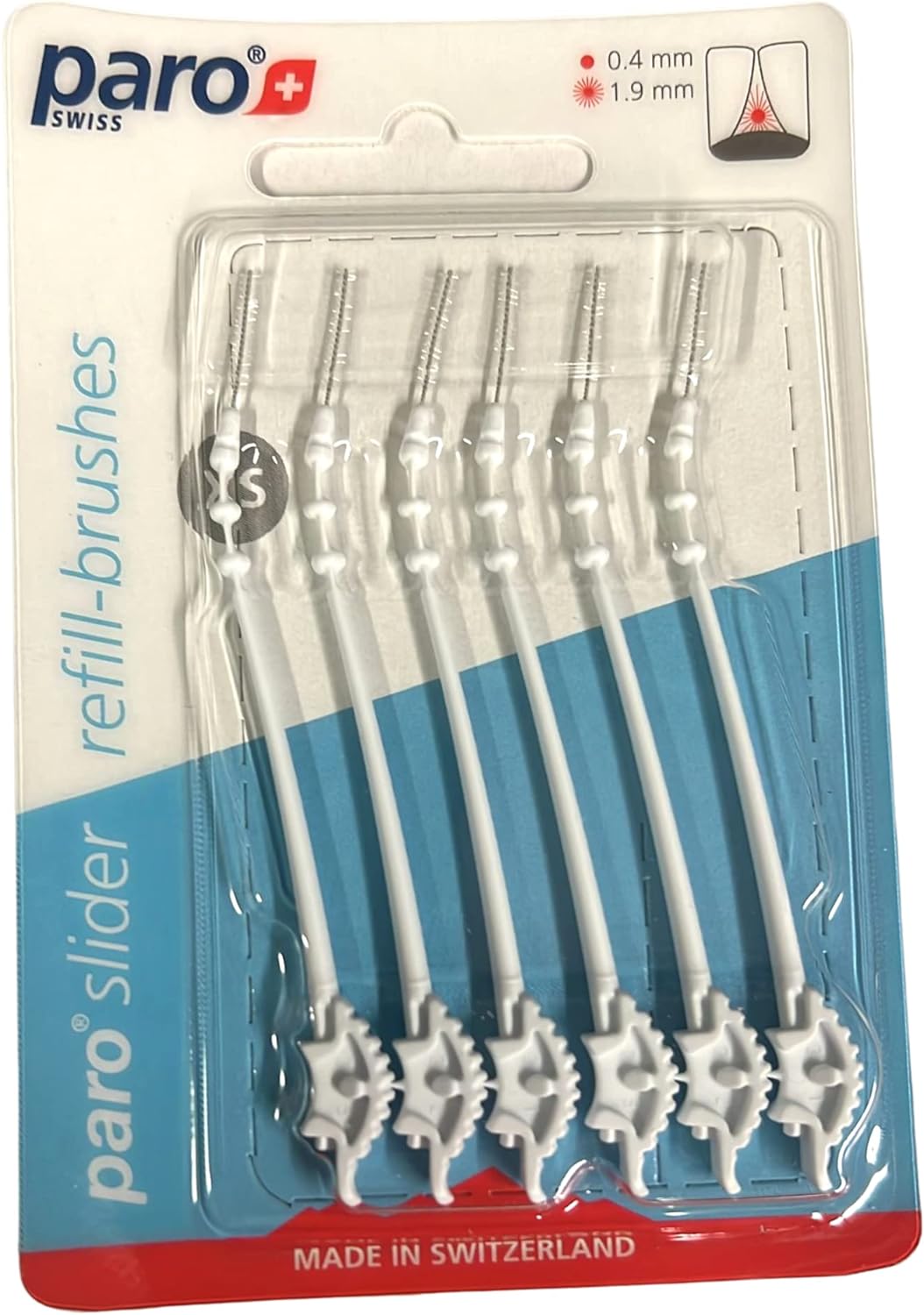 1031 paro® slider – interdental-brushes XS, 6 pcs.