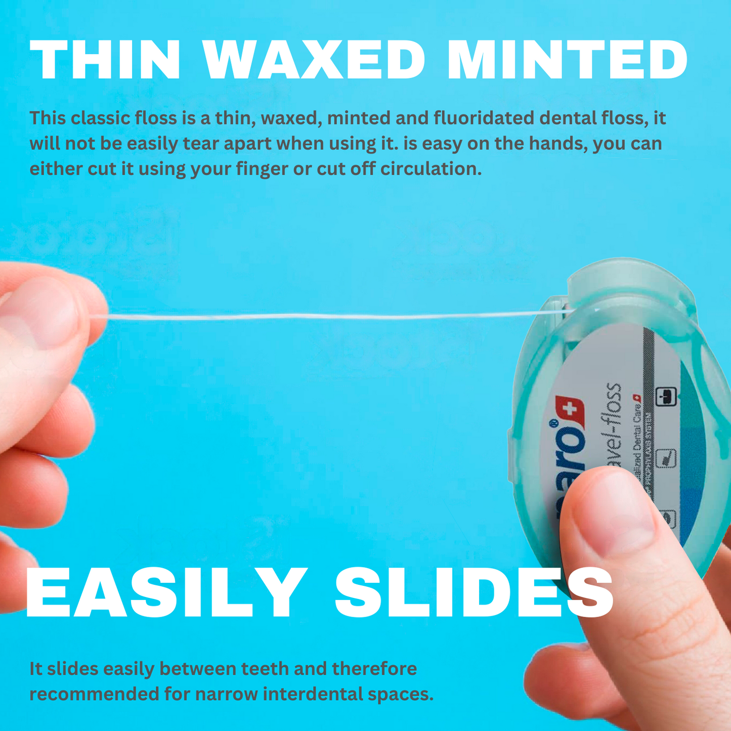 1763 10 Pack paro pravel-floss 5M Each. Perfect for on The go!! fit in Your Pocket!! Waxed and Minted