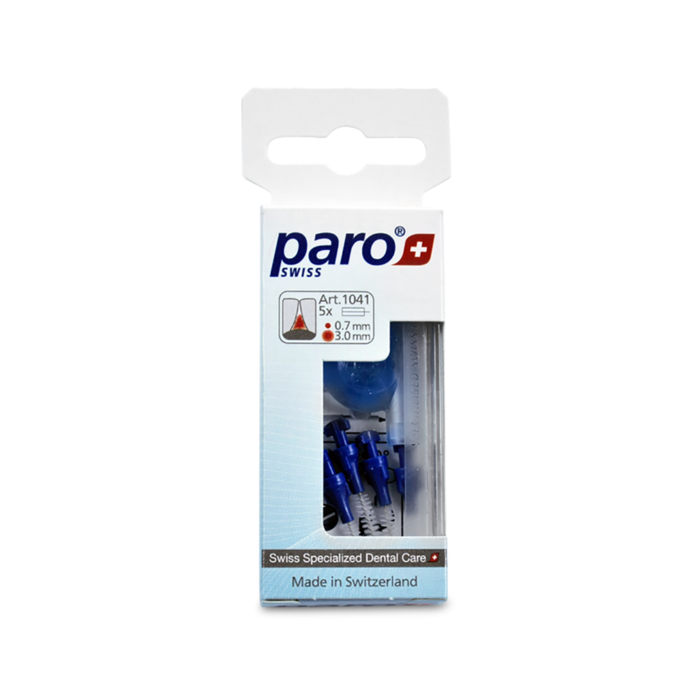 1041 paro® isola F - x-fine, blue, cylindrical 5 Pieces Each Box