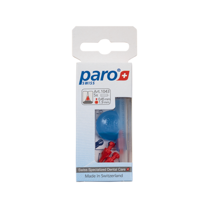 1043 paro® isola F - xxxx-fine, red, cylindrical 5 Pieces Each Box