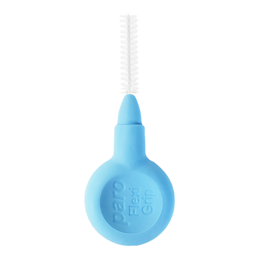 1082, paro® flexi grip, fine, light-blue, cylindric, 3.8 mm, 4 pcs, interdental brush