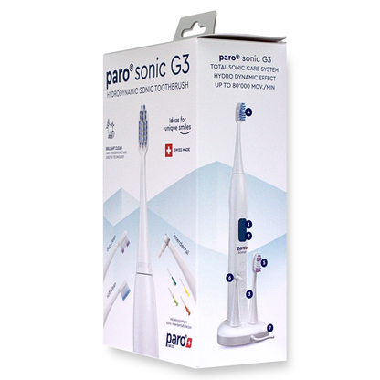 760 paro® sonic, hydrodynamic electric toothbrush