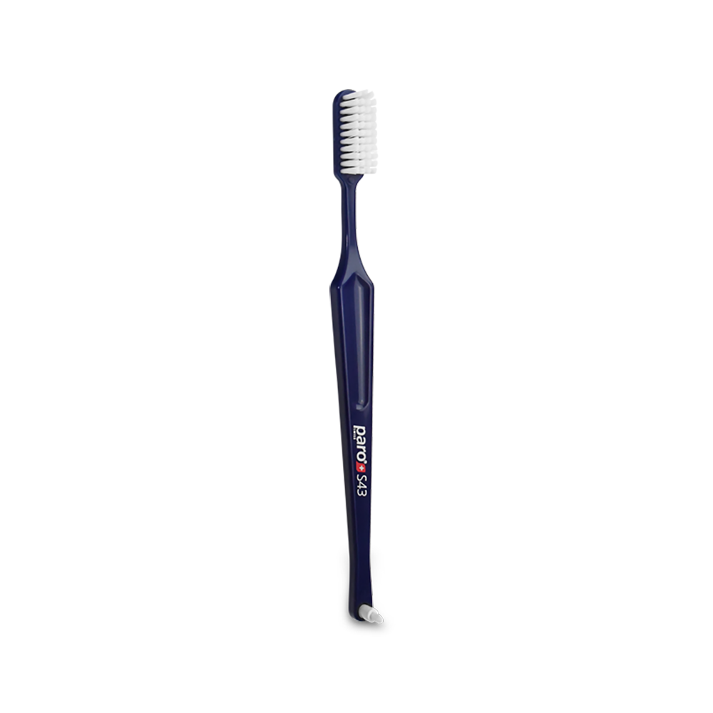 709 paro® S43 Toothbrush soft, 4 rows, with paro® interspace brush F