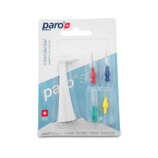 763 paro sonic interdental Replacement Heads for paro Sonic Electric Toothbrush 5 Different Heads