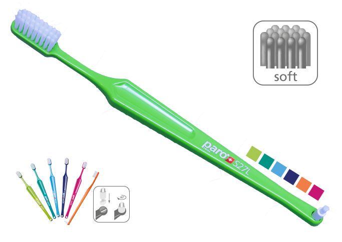 716 paro® M39 toothbrush with single fufted brush, medium