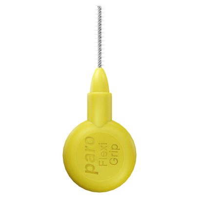 1074, paro® flexi grip, xx-fine, yellow, cylindric , 2.5 mm, 4 pcs , interdental brush