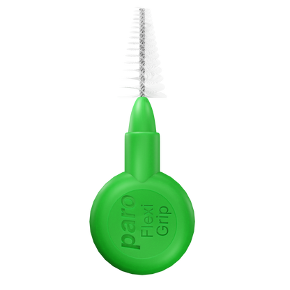 1083, paro® flexi grip, medium, light-green, conical, 3.0/8mm, 4 pcs , interdental brush