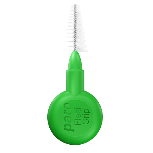 1083, paro® flexi grip, medium, light-green, conical, 3.0/8mm, 4 pcs , interdental brush