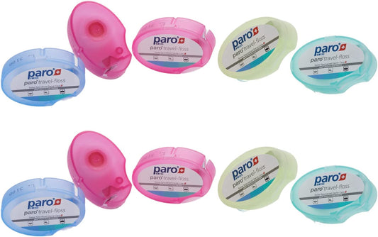 1763 10 Pack paro pravel-floss 5M Each. Perfect for on The go!! fit in Your Pocket!! Waxed and Minted