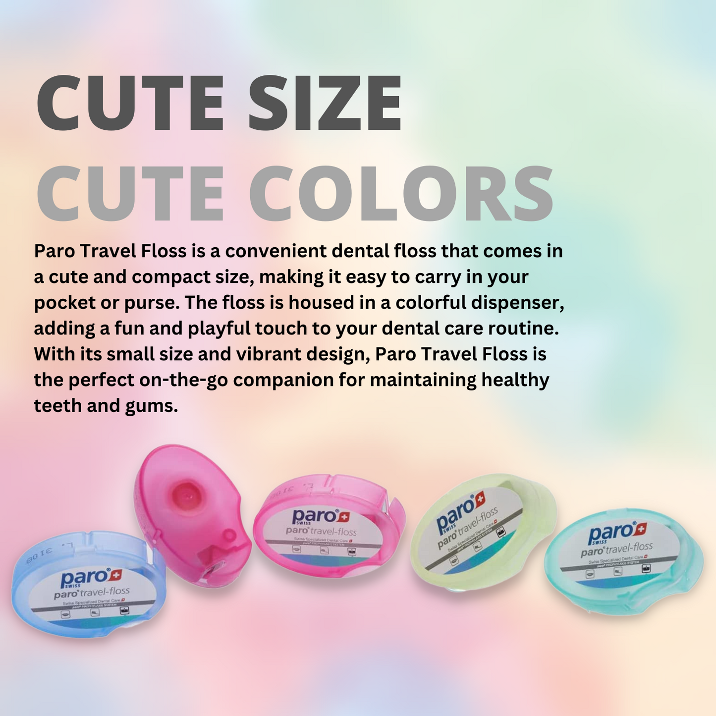 1763 10 Pack paro pravel-floss 5M Each. Perfect for on The go!! fit in Your Pocket!! Waxed and Minted