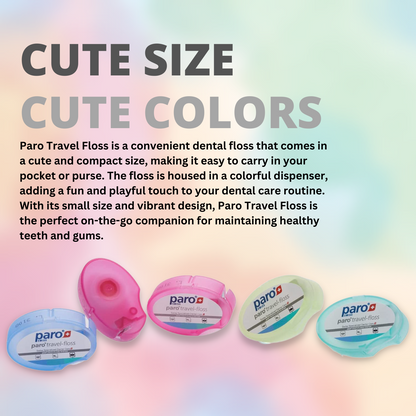 1763 10 Pack paro pravel-floss 5M Each. Perfect for on The go!! fit in Your Pocket!! Waxed and Minted